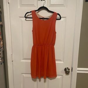 Coveted Clothing Orange Mini Dress